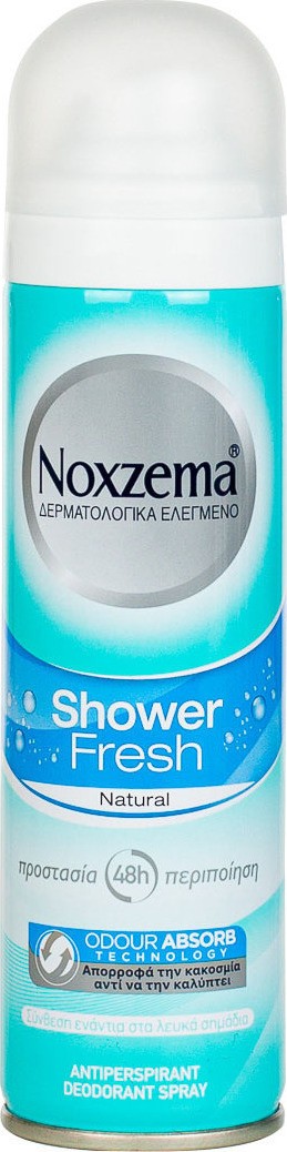 Noxzema Shower Fresh Natural 48h Antiperspirant Deodorant Spray 150ml